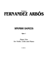Spanish Dances Vol 1 - Trio - Enrique Arbos - Partition - Trios