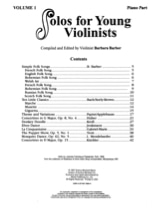 Solos for Young Violinists vol 1 - Barbara Barber - Partition - Violon