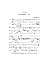 Sonate Pour Violon et Piano - William Walton - Partition - Violon