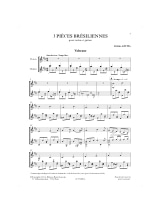 3 Pièces Brésiliennes - Cristina Azuma - Partition - Duos