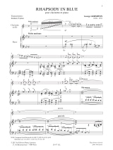 Rhapsody in blue - GERSHWIN - Partition - Clarinette