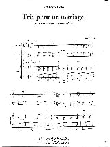 Trio pour un mariage - Eric Hulin - Partition - Trios