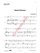 Général Clarinette - Jean-Michel Maury - Partition - Clarinette
