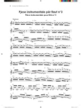 Musique des Balkans - Flûte - Gjovalin Nonaj - Partition