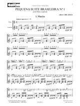 Pequena Suite Brasileira n° 1 - Alberto Chicayban - Partition - Duos