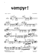 Vampyr ! - Tristan Murail - Partition