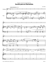 Canción Para Un Clarinetista - Suarez Zalba - Partition
