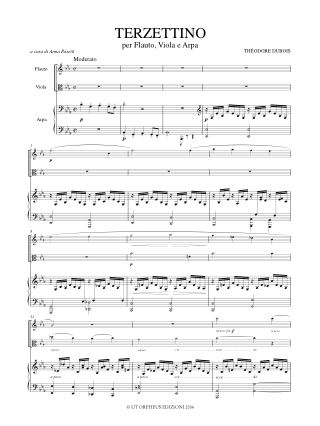 Terzettino - Théodore Dubois - Partition - Duos