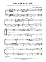 La Panthère Rose - Thème du Film Piano - Partition - Musique de film