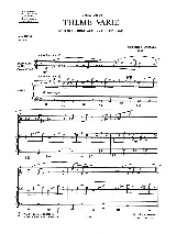 Thème varié - Jean-Michel Damase - Partition - Saxophone