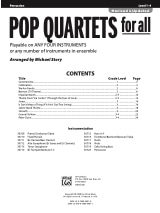 Pop quartets for all - Percussion - Michael Story - Partition