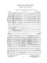 Chants de L' Apocalypse. Harmonie - Roger Boutry - Partition