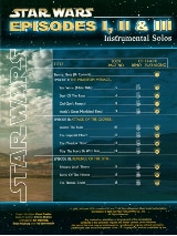 Star Wars episodes 1, 2 & 3 - instrumental solos - John Williams