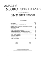 Album Of Negro Spirituals - High Voice - Partition - Jazz