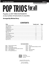 Pop trios for all - Revised & Updated - Partition - Clarinette