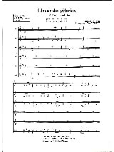 Choeur Des Pèlerins de Tannhauser - WAGNER - Partition - Cor