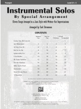 Instrumental solos by special arrangement - Partition - Trompette