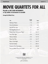 Movie quartets for all - Flûtes - Partition - Flûte traversière