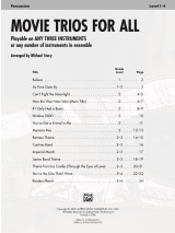 Movie trios for all - Partition - Ensemble de percussions