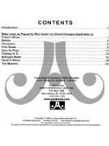 Aebersold 35 - Bass Lines - Ron Carter - Partition - Contrebasse