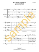 We are the Champions - Clarinet Quartet - Queen (Freddy Mercury)
