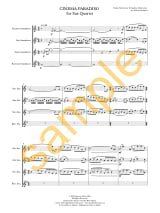 Cinema paradiso - Sax Quartet - Andrea & Ennio Morricone - Partition