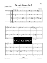 Slavonic Dance No.7 Opus 46 - DVORAK - Partition - Saxophone