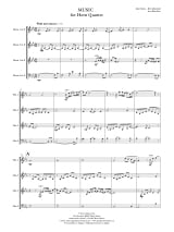 Music was my first love - Horn Quartet - John Miles - Partition - Cor