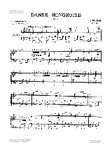 Danse hongroise N° 5 - Pianino 4. - BRAHMS - Partition - Piano
