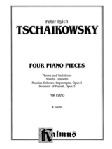 4 Piano Pieces - TCHAIKOVSKY - Partition - Piano