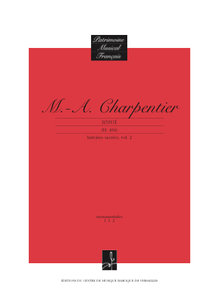 Josué H 404 - CHARPENTIER - Partition - Chœur