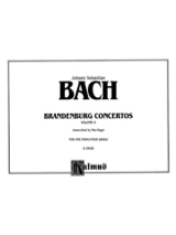 Concertos Brandebourgeois Volume 2. 4 Mains - BACH - Partition - Piano