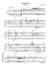 Mandragore - Tristan Murail - Partition - Piano