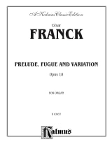 Prélude, Fugue et Variation Opus 18 - FRANCK - Partition - Orgue