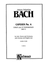 Cantate 4 : Christ Lag In Todes Band - BACH - Partition - Chœur