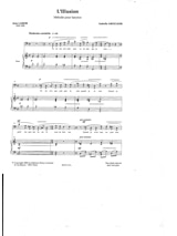 L'illusion - Isabelle Aboulker - Partition - Mélodies