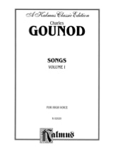 Songs Volume 1. Voix Haute - GOUNOD - Partition - Mélodies