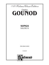 Songs Volume 4. Voix Haute - GOUNOD - Partition - Mélodies
