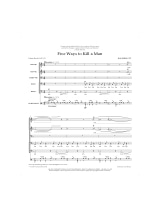 5 Ways To Kill A Man - Bob Chilcott - Partition - Chœur