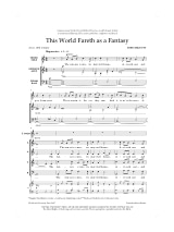 This World Fareth As A Fantasy - Bob Chilcott - Partition - Chœur