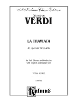 La Traviata - VERDI - Partition - Opéras
