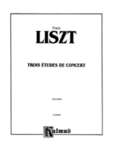 3 études de concert - LISZT - Partition - Piano