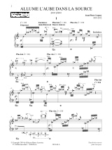 Allume l'aube dans la source - Jean-Pierre Leguay - Partition - Piano