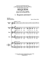Requiem - Eleanor Daley - Partition - Chœur