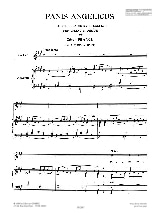 Panis Angelicus. Voix Haute - FRANCK - Partition - Piano