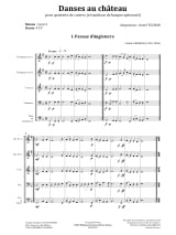 Danses au Château - Quintette de cuivres - André Telman - Partition