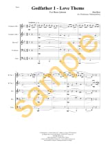 Le Parrain, Love Theme - ROTA - Partition - Ensemble de cuivres