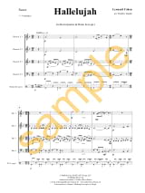 Hallelujah - Quatuor de Cors - Leonard Cohen - Partition - Cor