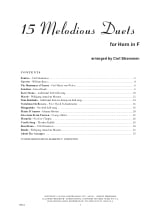 15 Melodious Duets - Cors - Partition - Cor