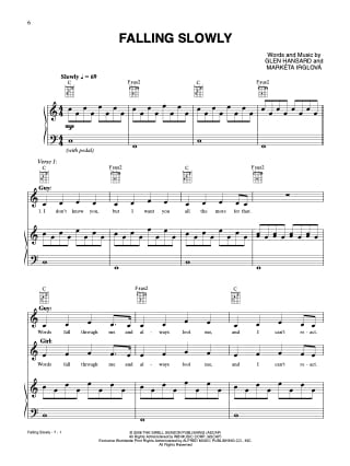 Once - Glen Hansard - Partition - Musique de film